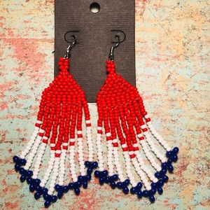 4th of July earrings